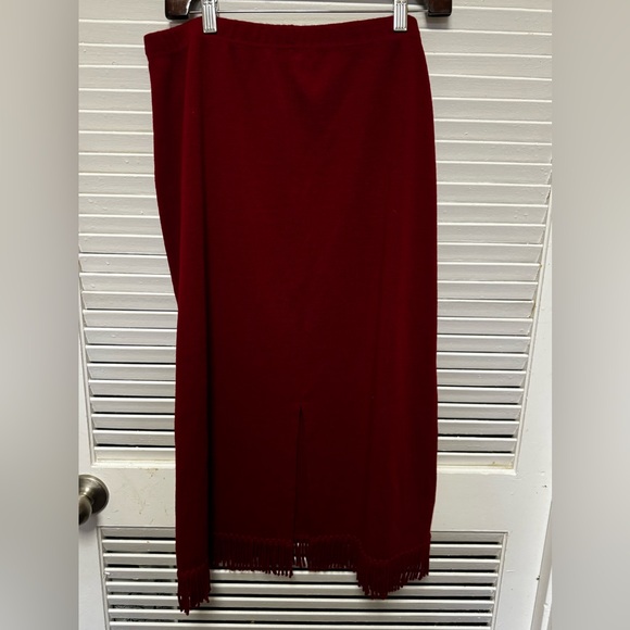 Lennie by Nina Leonard red skirt PL - Picture 4 of 5